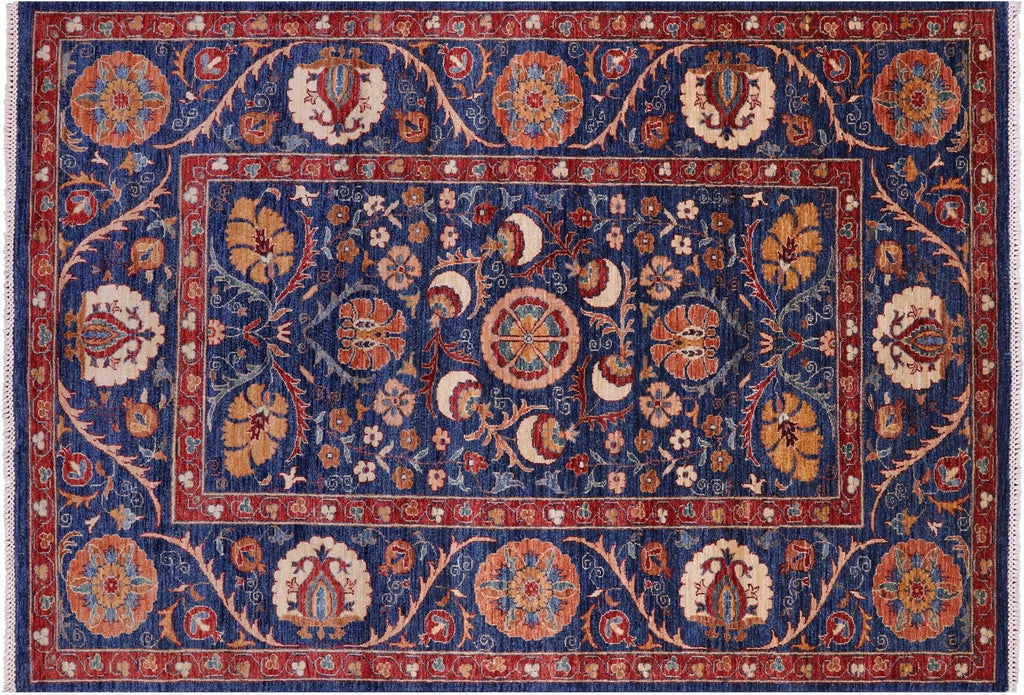 Hand Knotted William Morris Wool Rug - Manhattan Rugs