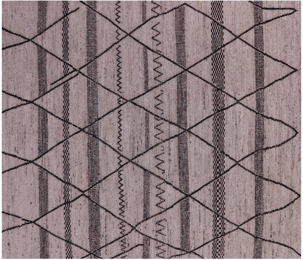 Moroccan Handmade Wool On Wool Rug - Manhattan Rugs