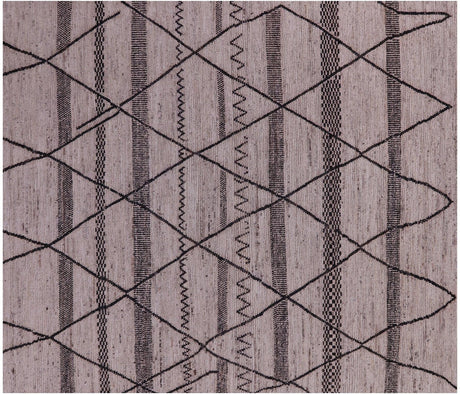 Moroccan Handmade Wool On Wool Rug - Manhattan Rugs