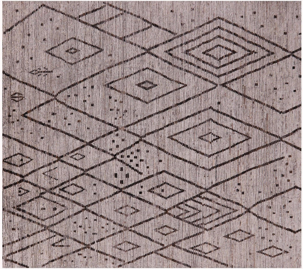 Moroccan Hand Knotted Wool On Wool Rug - Manhattan Rugs