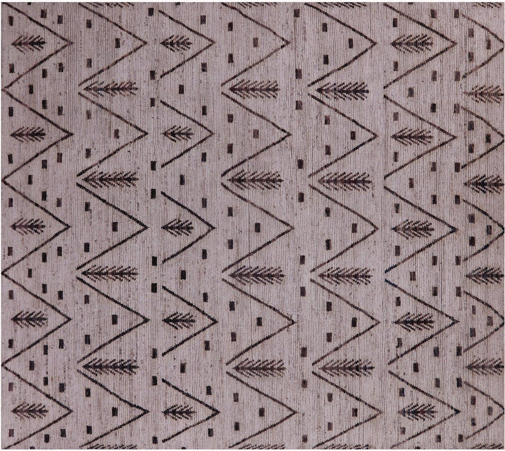 Moroccan Hand Knotted Wool On Wool Rug - Manhattan Rugs