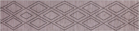 Moroccan Hand Knotted Wool On Wool Runner Rug - Manhattan Rugs