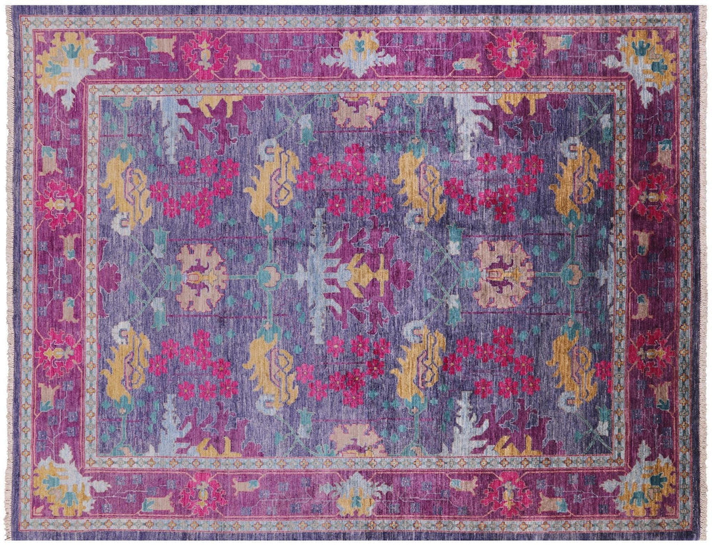 Hand Knotted William Morris Wool Rug - Manhattan Rugs