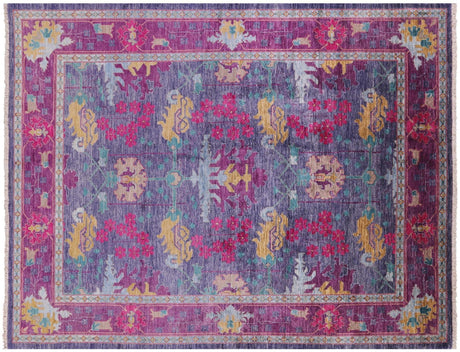 Hand Knotted William Morris Wool Rug - Manhattan Rugs