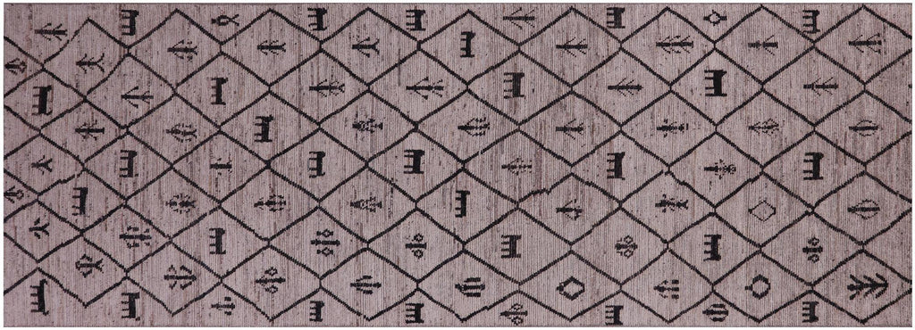 Wool On Wool Moroccan Hand-Knotted Rug - Manhattan Rugs