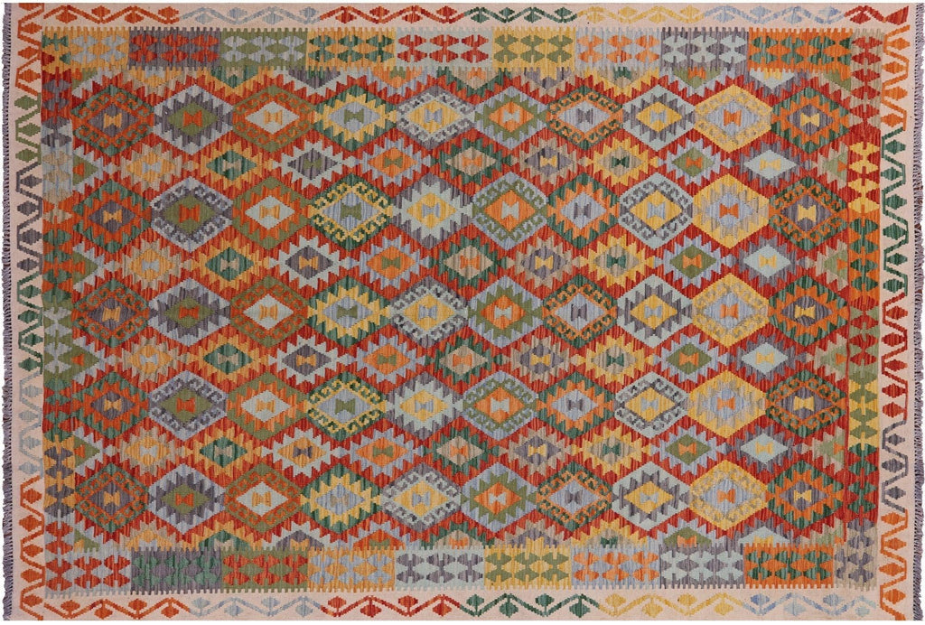 Kilim Flat Weave Reversible Wool On Wool Rug - Manhattan Rugs