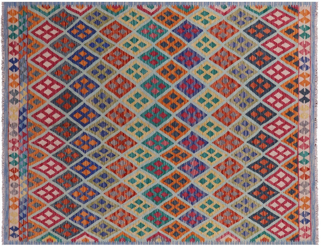 Flat Weave Kilim Reversible Wool On Wool Rug - Manhattan Rugs