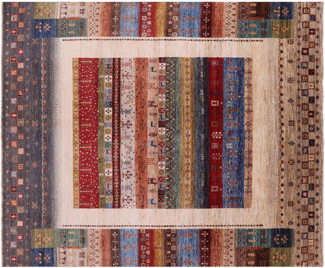Handmade Tribal Persian Gabbeh Wool Rug - Manhattan Rugs