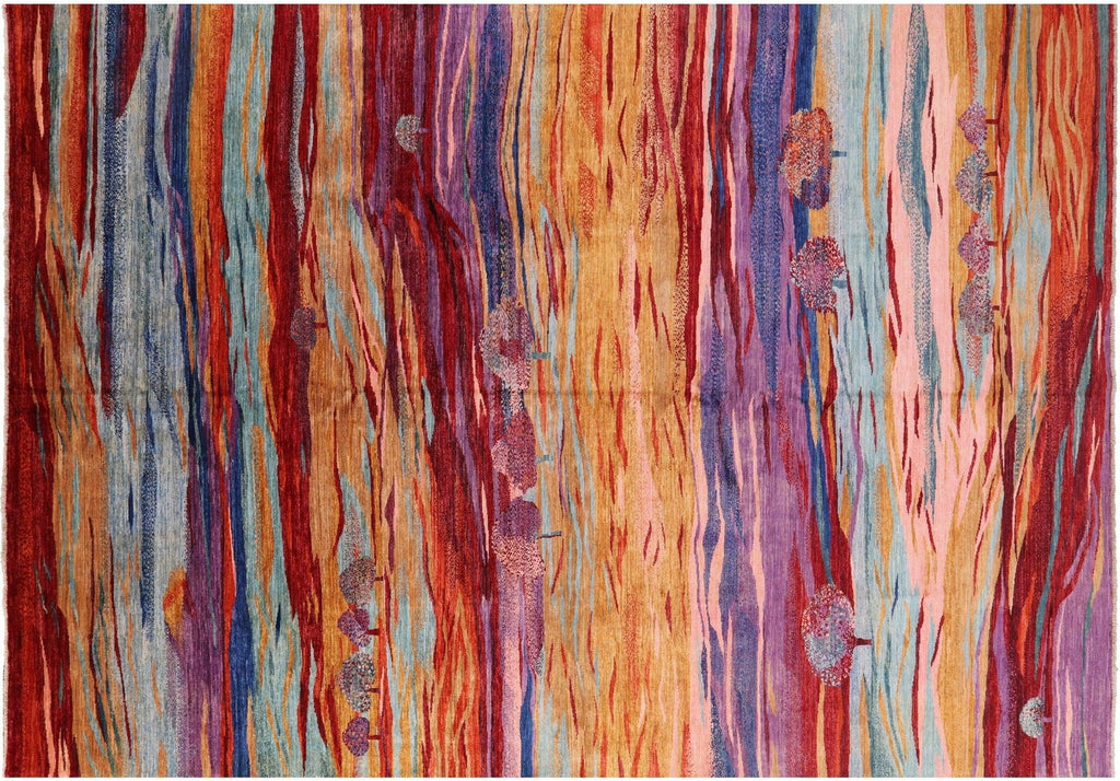 Tribal Persian Gabbeh Handmade Wool Rug - Manhattan Rugs