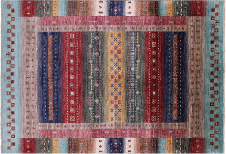 Tribal Persian Gabbeh Hand Knotted Wool Rug - Manhattan Rugs