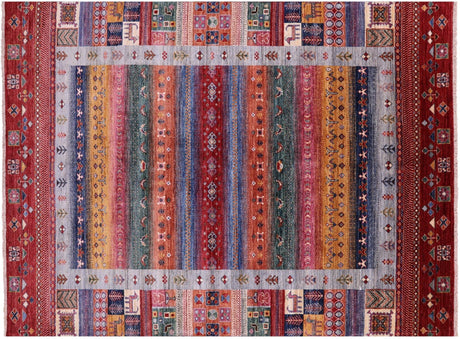 Persian Gabbeh Tribal Hand-Knotted Wool Rug - Manhattan Rugs