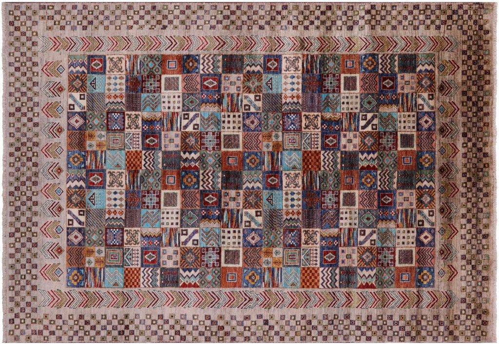 Handmade Persian Gabbeh Tribal Wool Rug - Manhattan Rugs