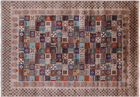 Handmade Persian Gabbeh Tribal Wool Rug - Manhattan Rugs