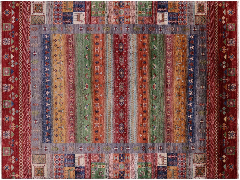 Tribal Persian Gabbeh Handmade Wool Rug - Manhattan Rugs