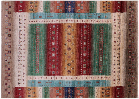 Tribal Persian Gabbeh Handmade Wool Rug - Manhattan Rugs