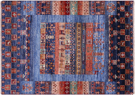 Hand Knotted Tribal Persian Gabbeh Wool Rug - Manhattan Rugs