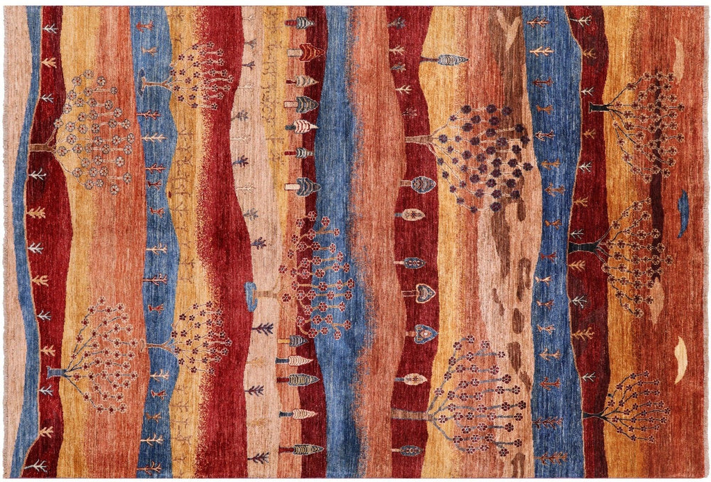 Persian Gabbeh Tribal Hand Knotted Rug - Manhattan Rugs