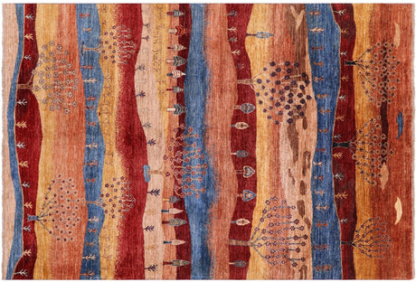 Persian Gabbeh Tribal Hand Knotted Rug - Manhattan Rugs
