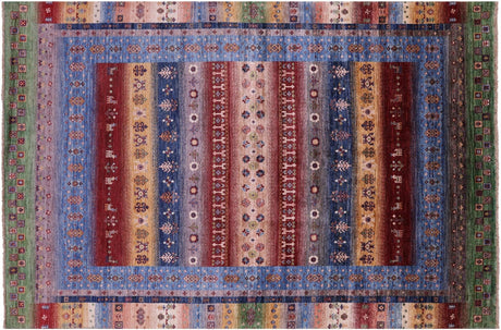 Persian Gabbeh Tribal Handmade Wool Rug - Manhattan Rugs