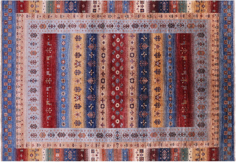 Persian Gabbeh Tribal Hand Knotted Wool Rug - Manhattan Rugs