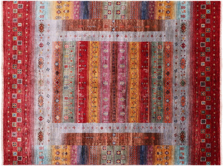 Hand Knotted Persian Gabbeh Tribal Wool Rug - Manhattan Rugs