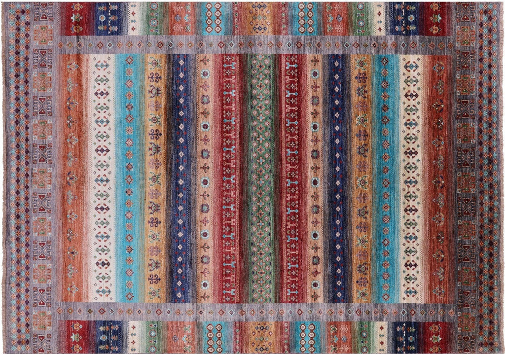 Handmade Tribal Persian Gabbeh Wool Rug - Manhattan Rugs