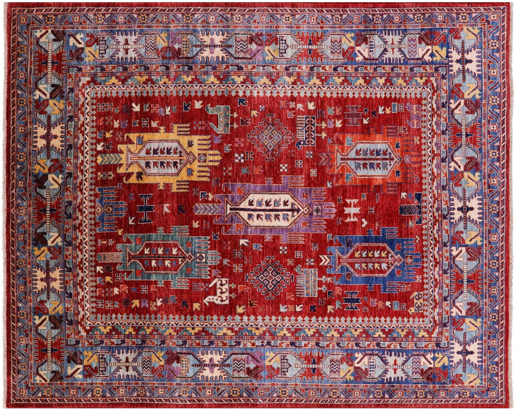 Hand-Knotted Tribal Fine Serapi Wool Rug - Manhattan Rugs