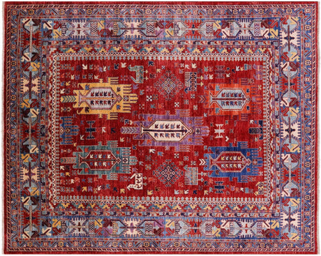 Hand-Knotted Tribal Fine Serapi Wool Rug - Manhattan Rugs