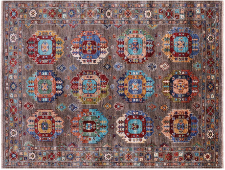 Fine Turkmen Hand-Knotted Wool Rug - Manhattan Rugs