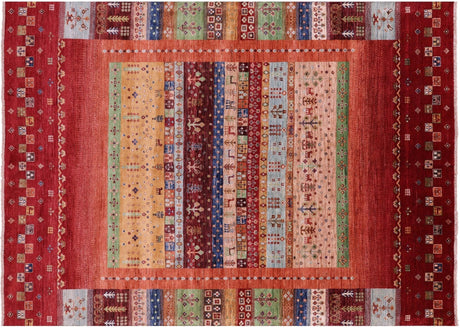 Tribal Persian Gabbeh Handmade Wool Rug - Manhattan Rugs