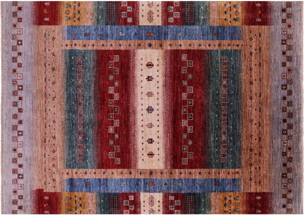 Handmade Persian Gabbeh Tribal Wool Rug - Manhattan Rugs