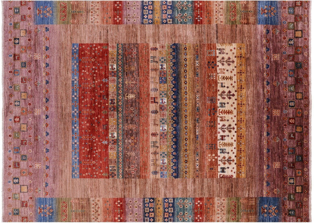 Persian Gabbeh Tribal Hand-Knotted Wool Rug - Manhattan Rugs