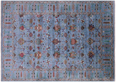 Persian Tabriz Hand-Knotted Wool Rug - Manhattan Rugs