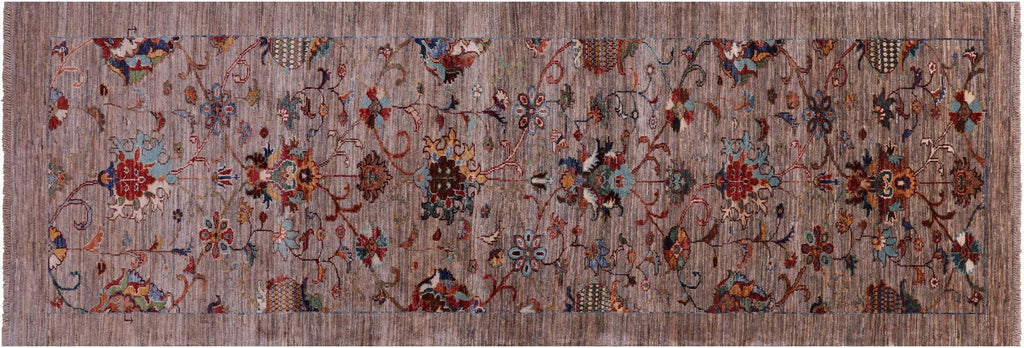 Persian Tabriz Hand Knotted Runner Rug - Manhattan Rugs