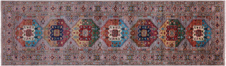 Runner Handmade Fine Turkmen Wool Rug - Manhattan Rugs