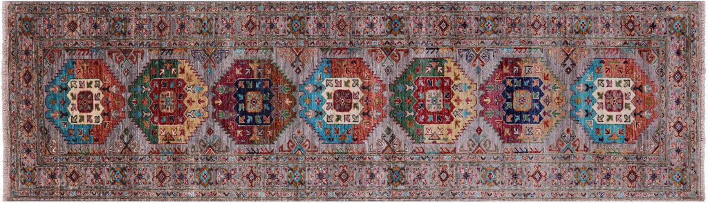 Runner Fine Turkmen Hand Knotted Wool Rug - Manhattan Rugs
