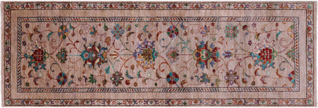 Runner Hand-Knotted Persian Tabriz Wool Rug - Manhattan Rugs