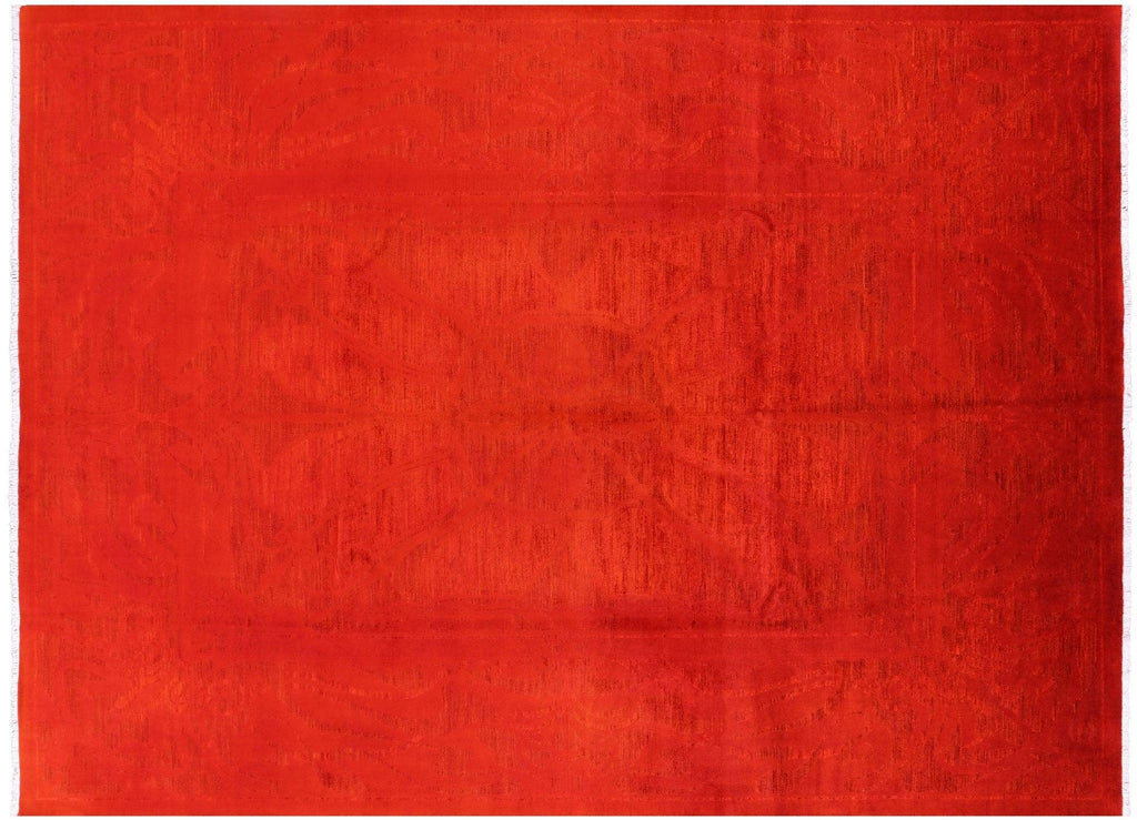 William Morris Overdyed Full Pile Handmade Wool Rug - Manhattan Rugs