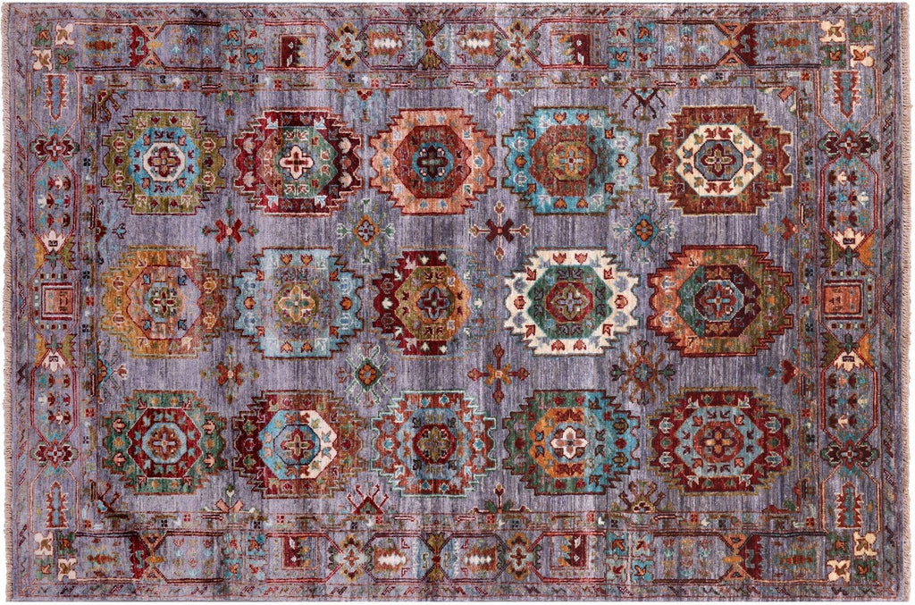 Fine Turkmen Ersari Hand Knotted Wool Rug - Manhattan Rugs