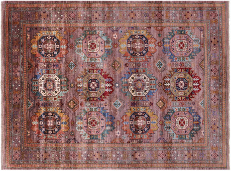 Fine Turkmen Hand-Knotted Wool Rug - Manhattan Rugs