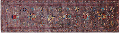 Handmade Persian Tabriz Wool Runner Rug - Manhattan Rugs