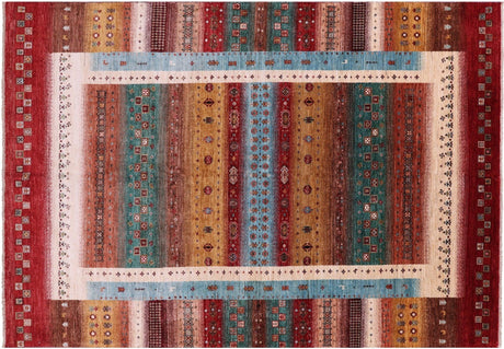 Tribal Persian Gabbeh Hand Knotted Wool Rug - Manhattan Rugs