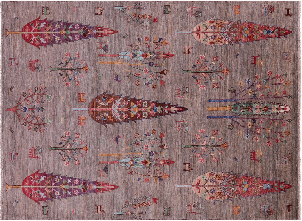 Hand Knotted Tribal Persian Gabbeh Wool Rug - Manhattan Rugs