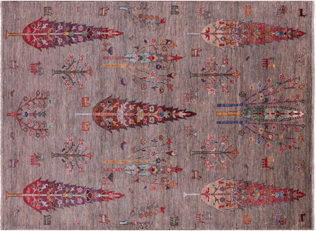 Hand Knotted Tribal Persian Gabbeh Wool Rug - Manhattan Rugs