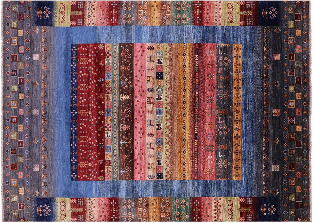 Tribal Persian Gabbeh Handmade Wool Rug - Manhattan Rugs