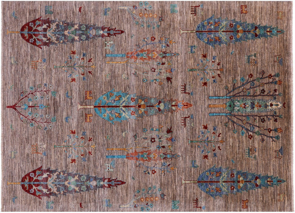 Hand Knotted Tribal Persian Gabbeh Wool Rug - Manhattan Rugs