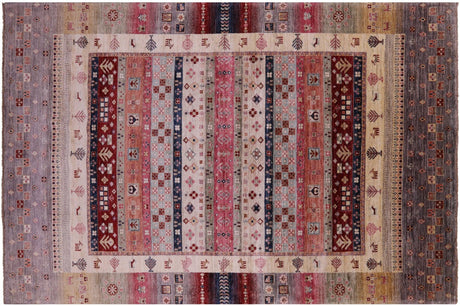 Tribal Persian Gabbeh Handmade Wool Rug - Manhattan Rugs