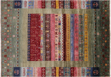 Handmade Tribal Persian Gabbeh Wool Rug - Manhattan Rugs