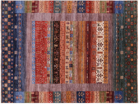 Persian Gabbeh Tribal Hand-Knotted Wool Rug - Manhattan Rugs