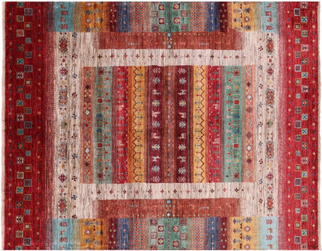 Persian Gabbeh Tribal Hand Knotted Wool Rug - Manhattan Rugs